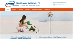 Desktop Screenshot of ethoshvac.com
